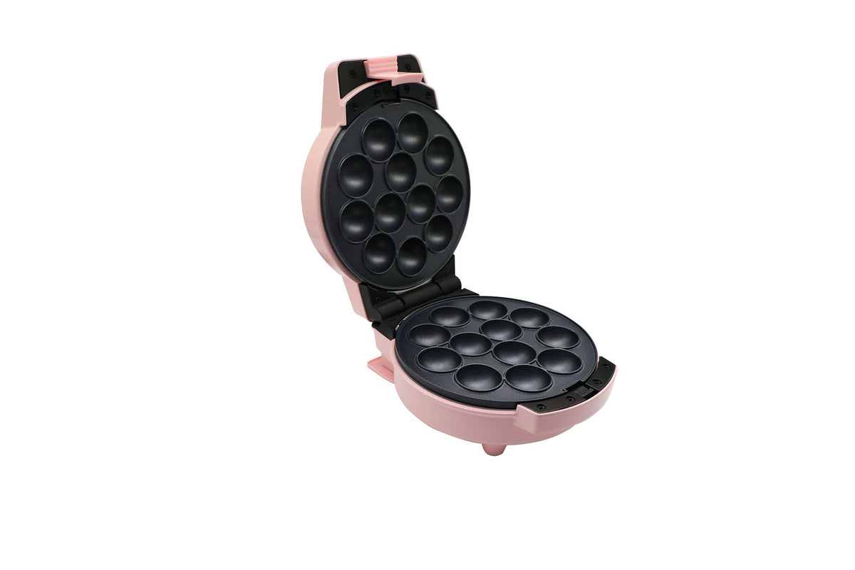 JAP Dough Joy 5-in-1 wafelijzer met donut- en cakepopplaten, roze, detail