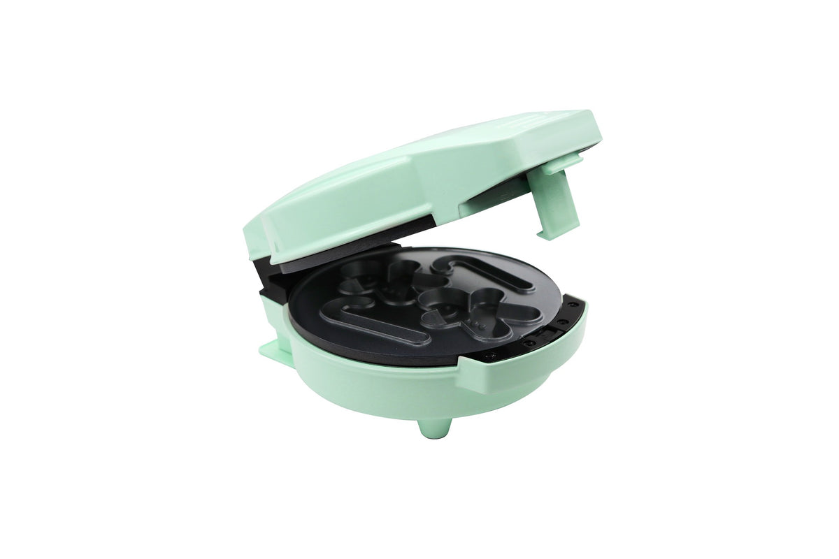 JAP Dough Joy wafelijzer voor 1 ronde wafel, groen, detail