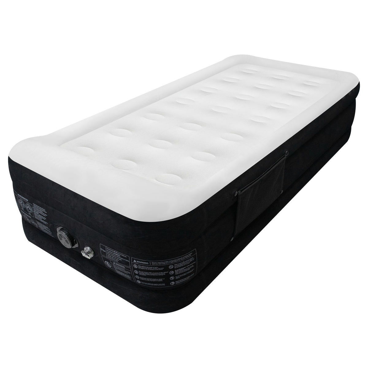 FLOAT VersaVento Eenpersoons luchtbed met ingebouwde pomp, detail
