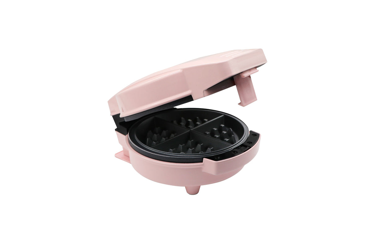 JAP Dough Joy 5-in-1 wafelijzer met donut- en cakepopplaten, roze, detail