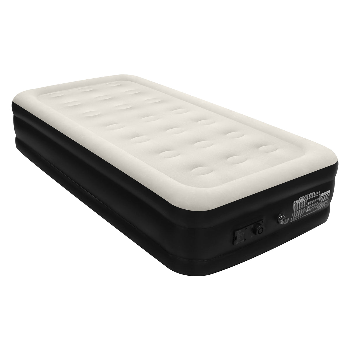 FLOAT NimbusRest Eenpersoons luchtbed, pomp op stopcontact, detail
