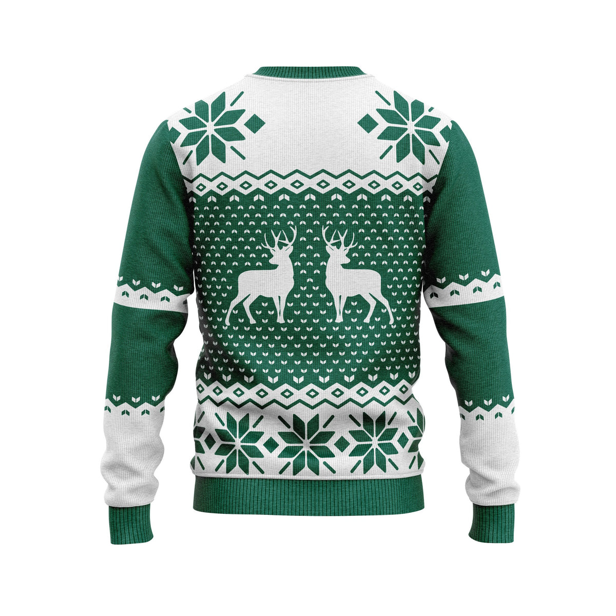 JAP Kersttrui - Classic one - Groen, achterkant