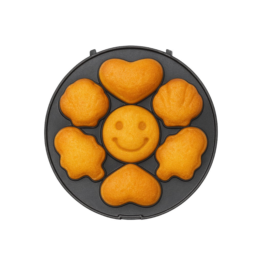 JAP Dough Joy schelpplaten voor het wafelijzer, detail