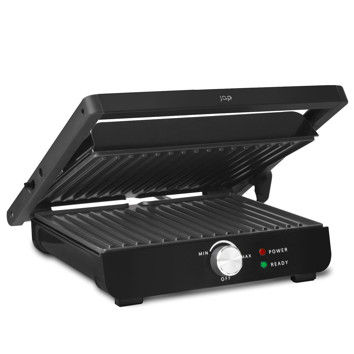 JAP Caligrill contactgrill met draaiknop, 180 graden open, detail