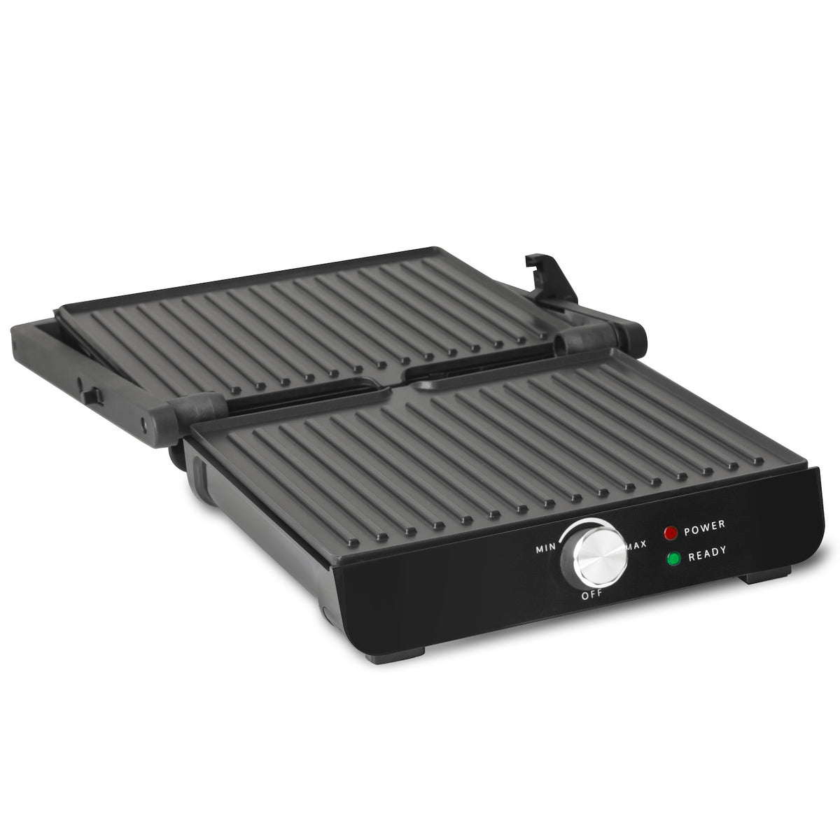JAP Caligrill contactgrill met draaiknop, 180 graden open, detail