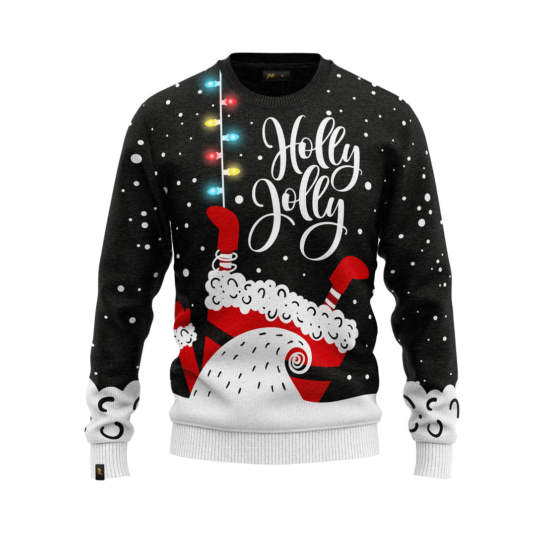 JAP Kersttrui met lichtjes - Holly Jolly