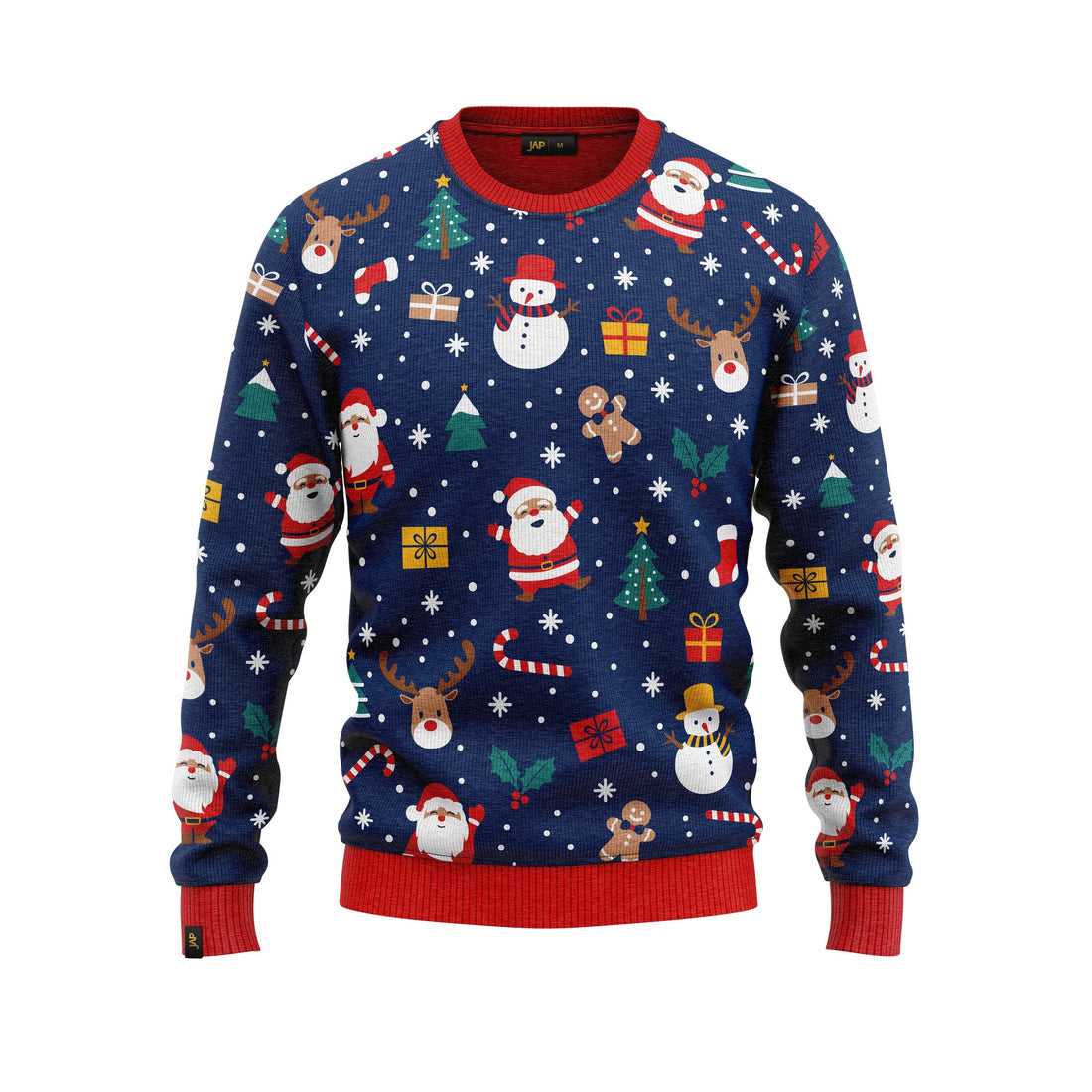 JAP Kersttrui - Christmas tale - Donker Blauw