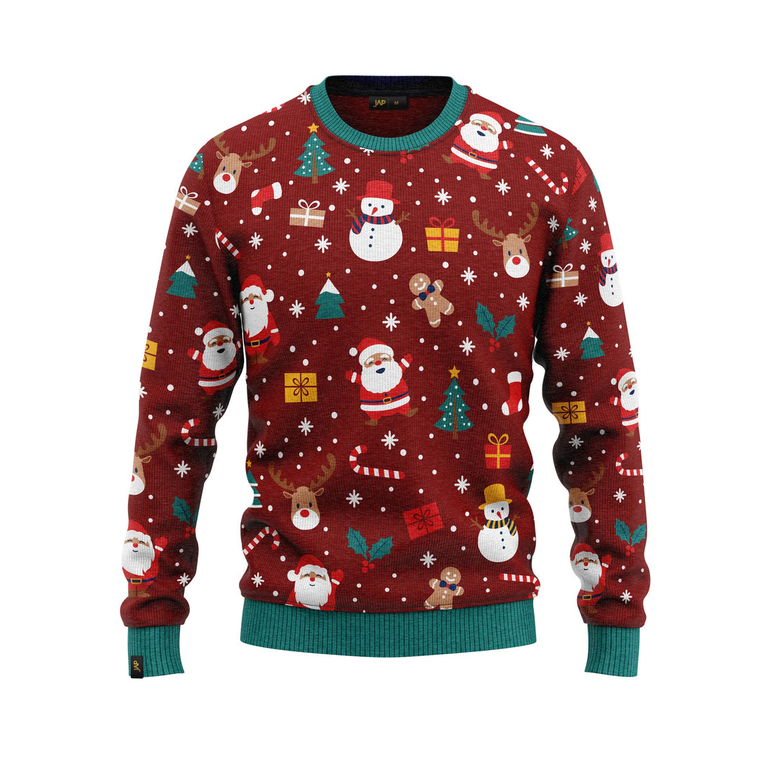 JAP Kersttrui - Christmas tale - Bordeaux Rood