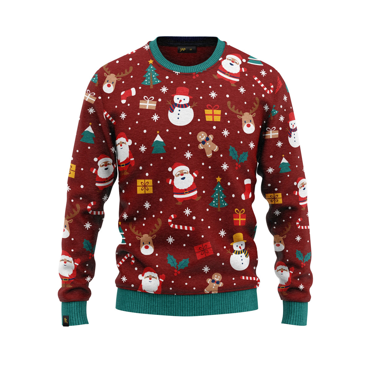 JAP Kersttrui - Christmas tale - Bordeaux Rood