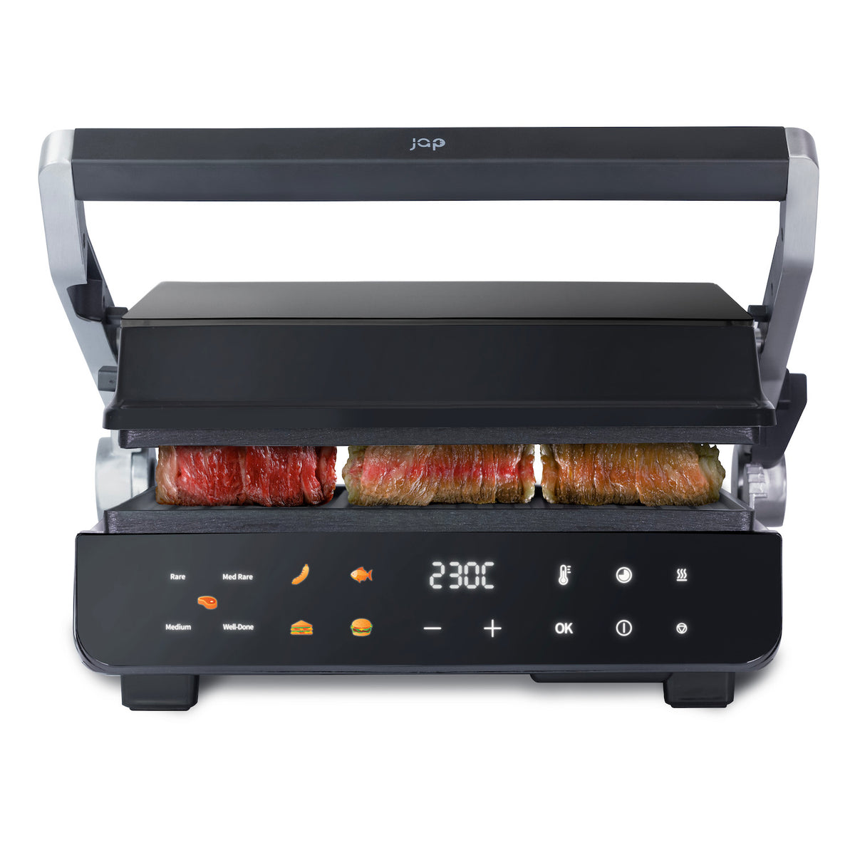 JAP Integrill contactgrill met uitneembare platen, detail