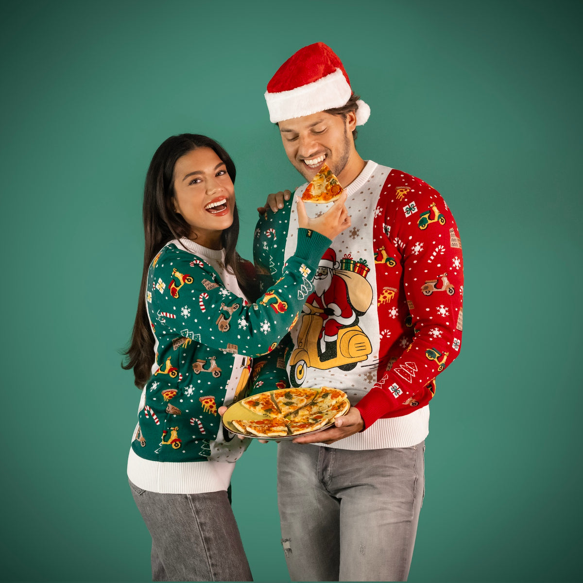 JAP Around the World Kersttrui - Italië, gedragen