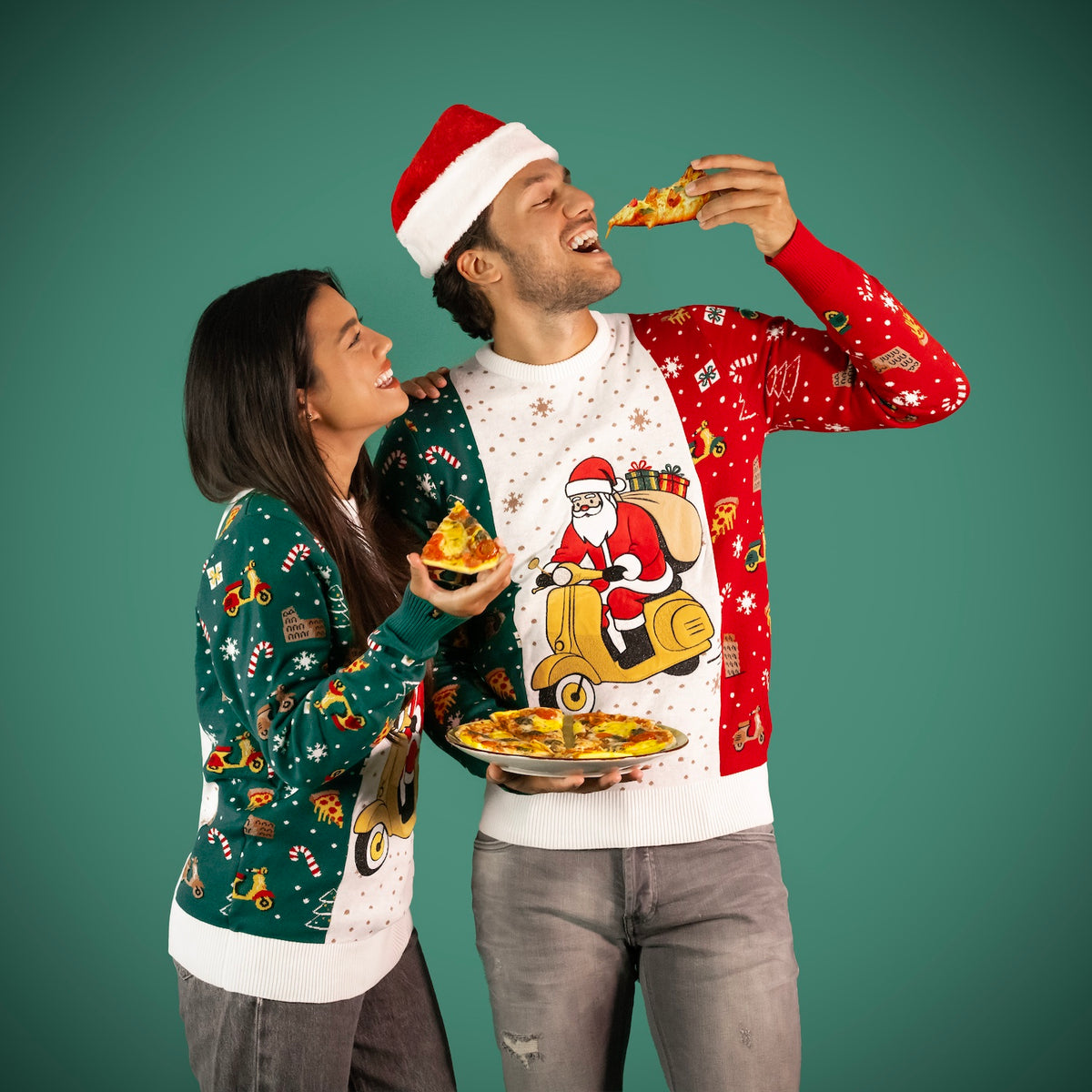 JAP Around the World Kersttrui - Italië, gedragen