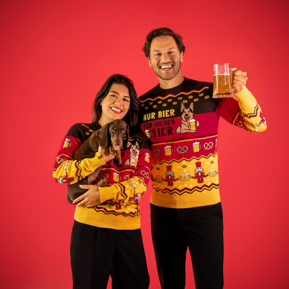 JAP Around the World Kersttrui - Duitsland, gedragen