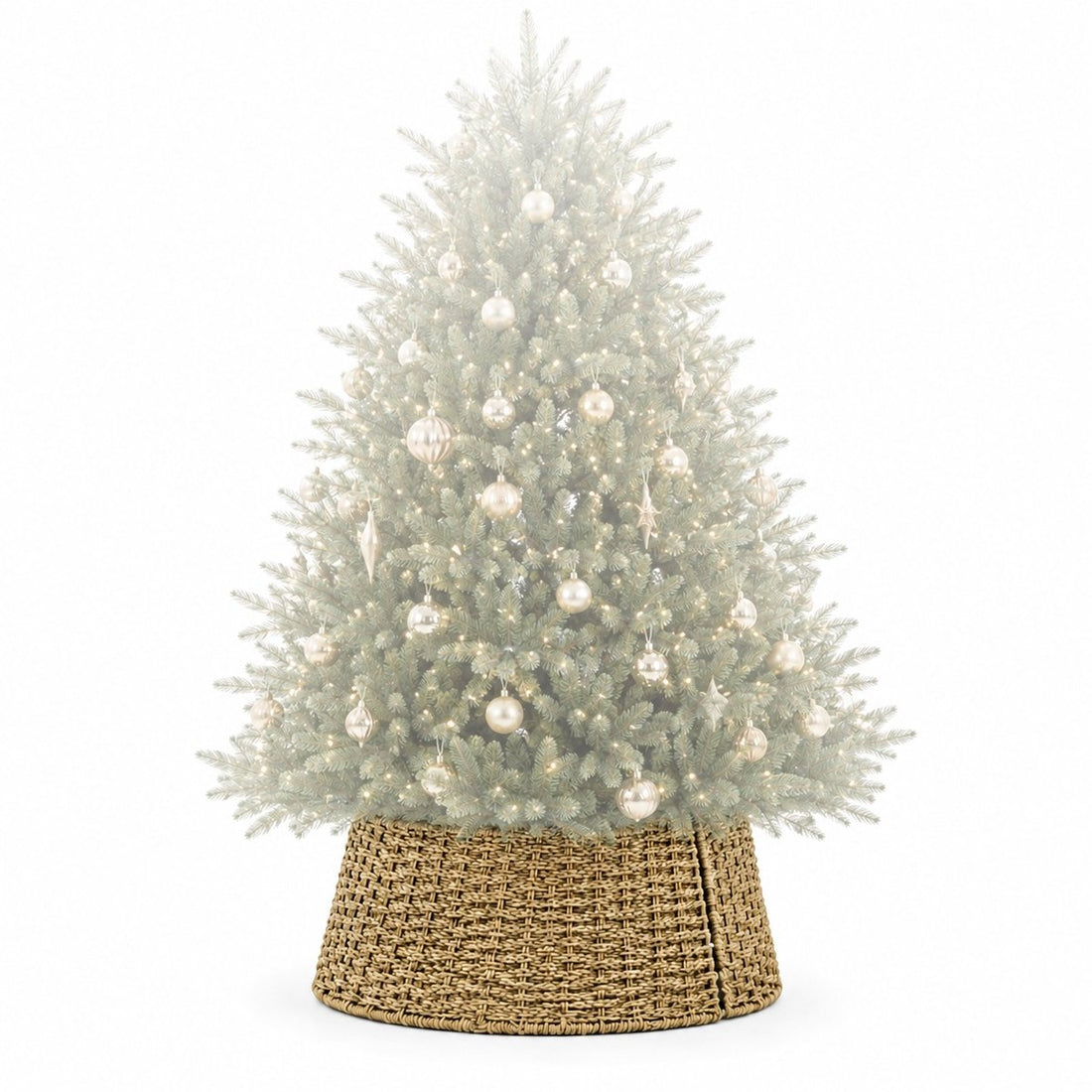 PristinePine kerstboommand van zeegras, 60 cm, om de voet van een kerstboom