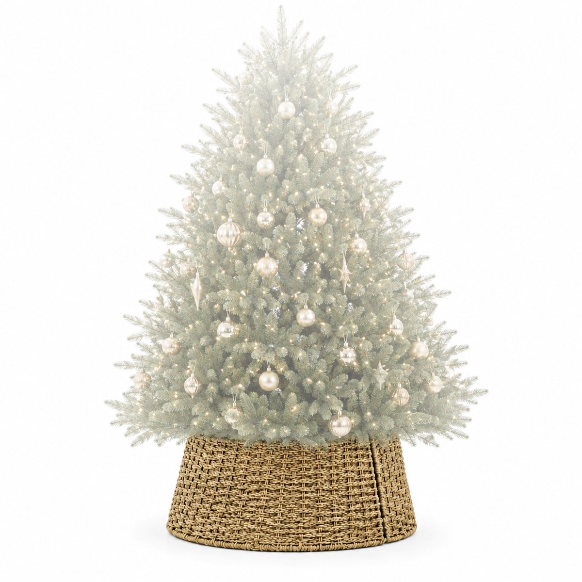 Kerstboommand van zeegras, 60 cm